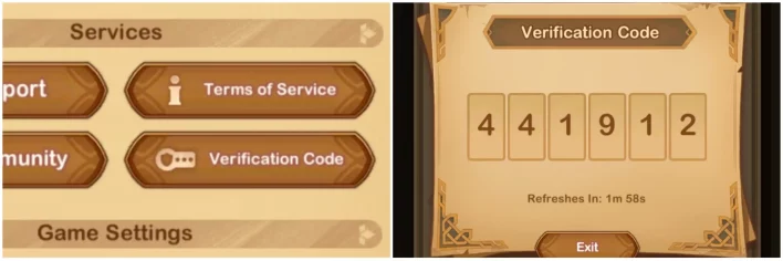 Afk arena code verification code