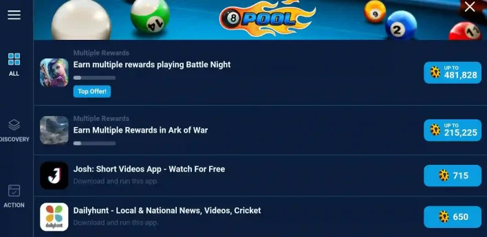 You can get free coins in 8ball pool by using 8ball pool coin offers